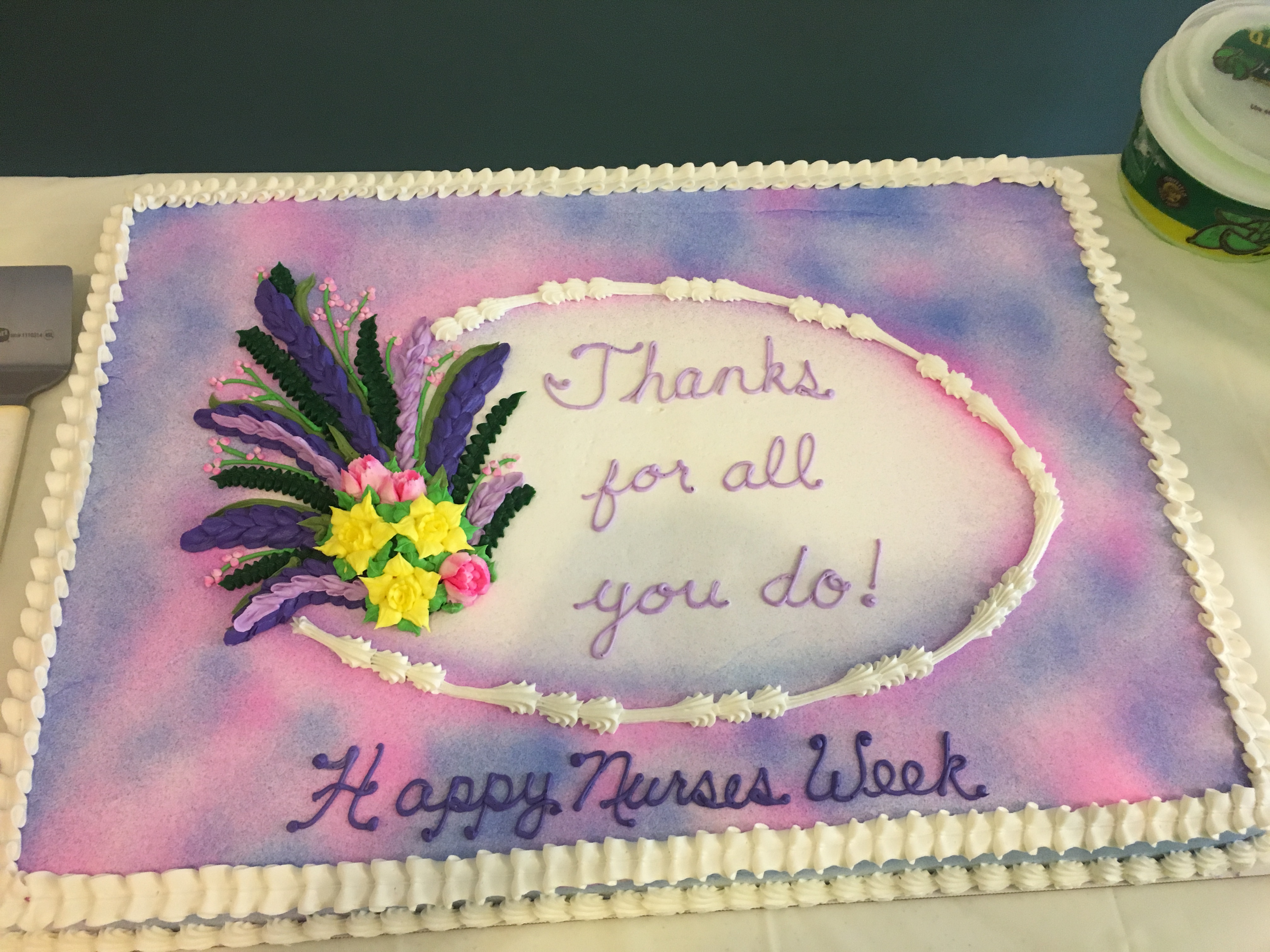 happy nurses week cake